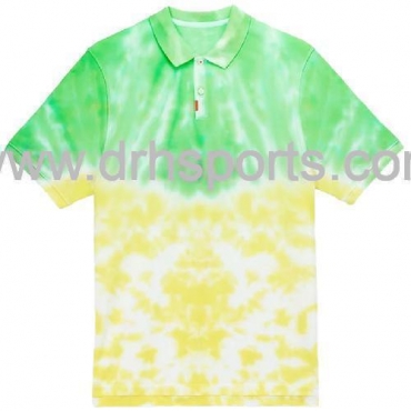 Slim Fit Tie Dye Polo Shirts Manufacturers in Amos